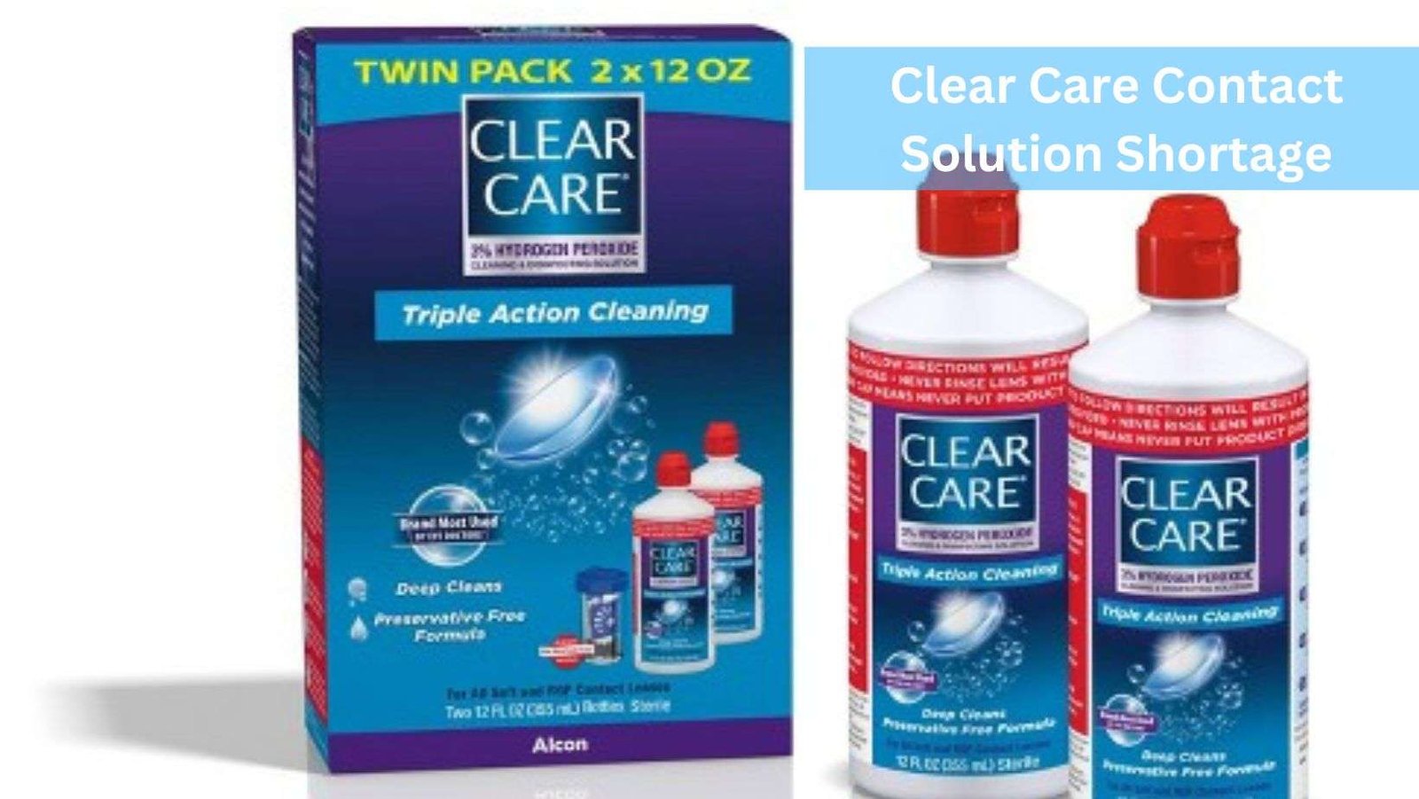 Clear Care Contact Solution Shortage