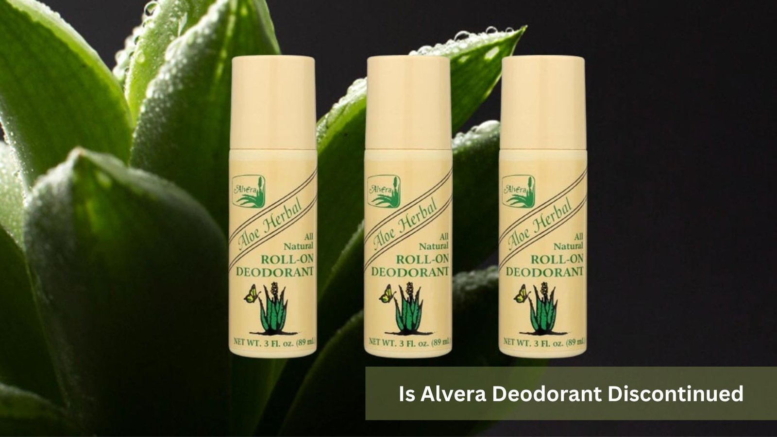 Is Alvera Deodorant Discontinued