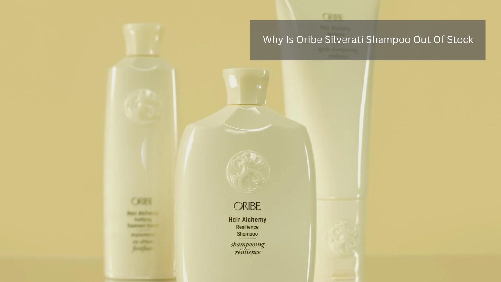 Why Is Oribe Silverati Shampoo Out Of Stock